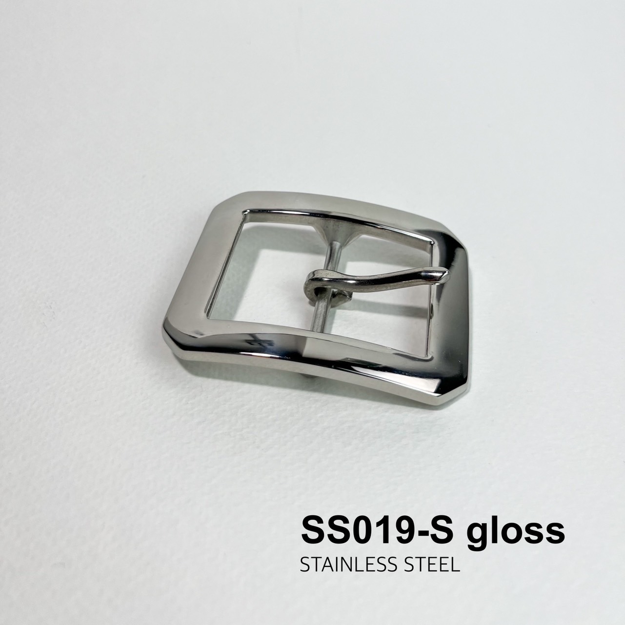 SS019-S หัวเข็มขัดสเตนเลสแท้ขนาด 38มิล หรือ 1.5นิ้ว อุปกรณ์งานหนัง **ราคาต่อชิ้น**