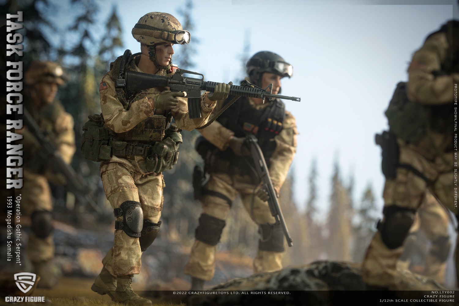 [สั่งจอง] Crazy Figure LTY002 CFTOYS 1/12 Task Force Ranger