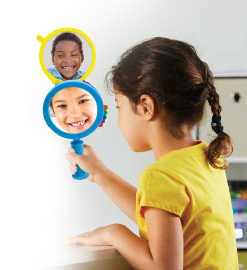 กระจกส่องอารมณ์หนูน้อย ของเล่นเด็ก, สื่อการสอน , ของเล่น ,ของเล่นเสริมพัฒนาการ ของเล่นเด็กอนุบาล พร้อมส่ง