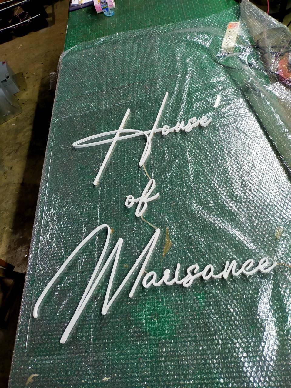 #ป้ายไฟนีออนดัดLED