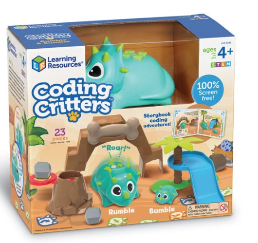 ชุดเรียนรู้โค้ดดิ้งไปกับไดโนน้อยขี้เล่น ของเล่นเด็ก, สื่อการสอน , ของเล่น ,ของเล่นเสริมพัฒนาการ ของเล่นเด็กอนุบาล พร้อมส่ง