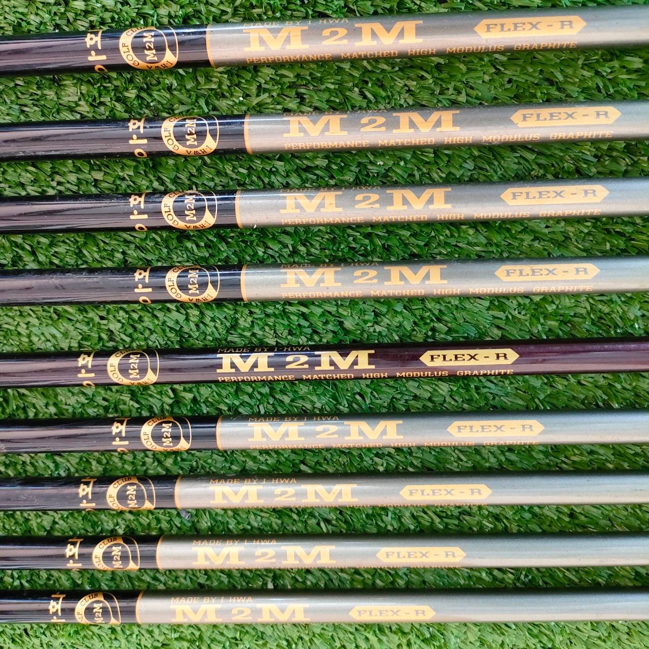 ชุดเหล็ก I-HWA POWER ART MIGHIT มีเหล็ก 3-9 เเละ PW SW ก้าน M2M FLEX R