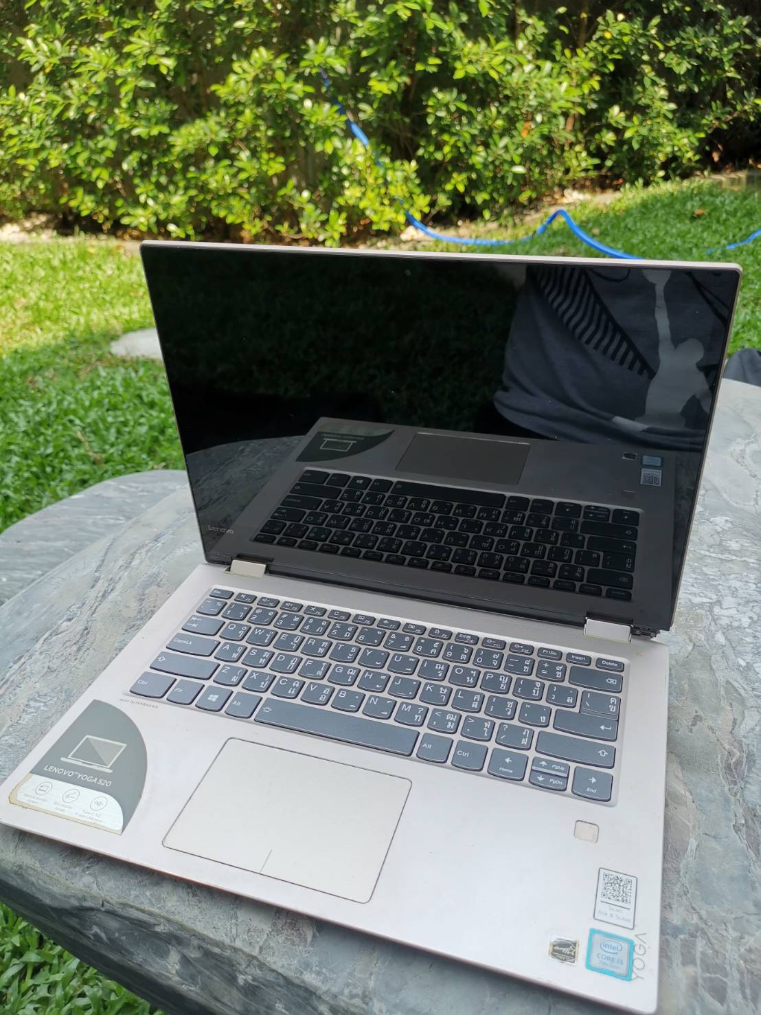 โน้ตบุ๊ค Notebook Lenovo YOGA520 (i3-7130U/4GB/M.2 128GB)+Adapter+กระเป๋า มีรอยตามการใช้งาน