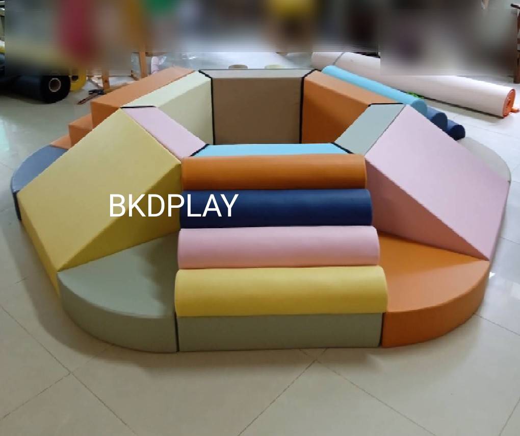 ชุดปีนป่ายหกเหลี่ยมรวมบ่อบอล ภูเขานุ่มนิ่ม, บ่อบอลนุ่ม เบาะนุ่ม ของเล่นเสริมพัฒนาการ สินค้าราคาโรงงาน Soft play, indoorplayground เครื่องเล่นสนามในร่ม Kid Zone