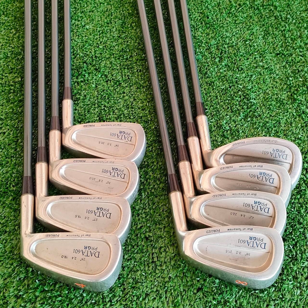 ชุดเหล็ก PRGR DATA 601 FORGED พรีเมี่ยมญี่ปุ่น มีเหล็ก 4-9 เเละ PW SW ก้าน DATA100 FLEX R