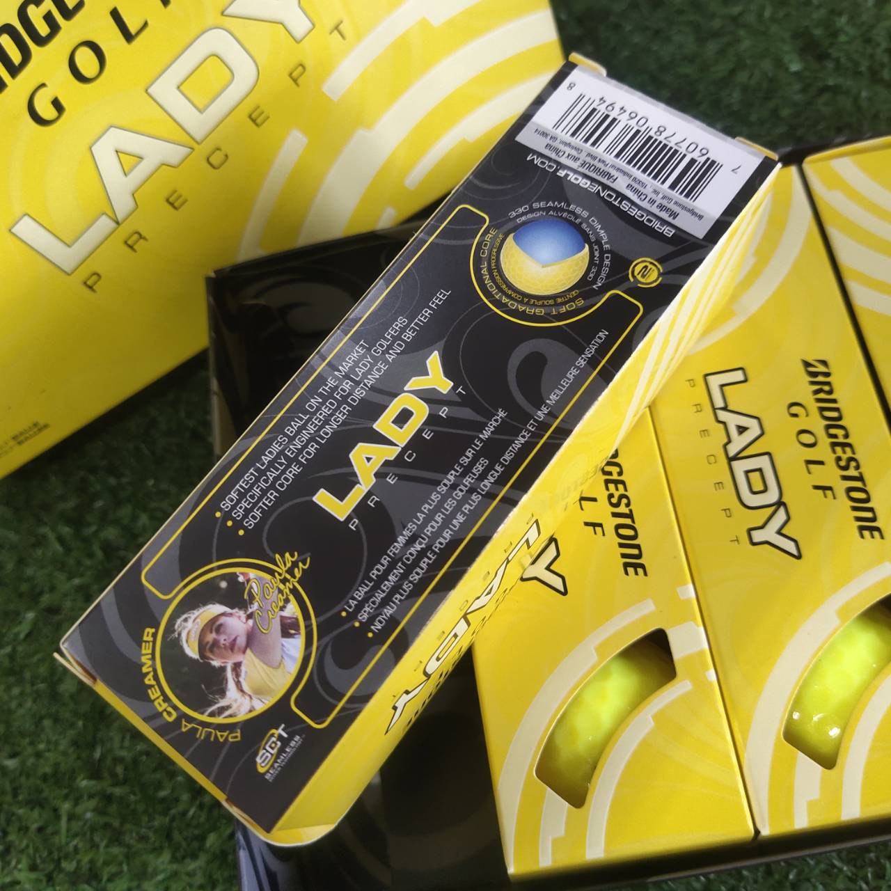ลูกกอล์ฟ BRIDGESTONE GOLF – LADY PRECEPT YELLOW ลูกผู้หญิง ที่ทั้ง นุ่ม ตีไกล มองเห็นชัด!