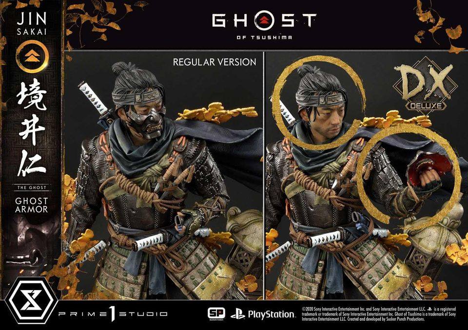 [สั่งจอง]Prime 1 Studio UPMGHOT-01DX : Ghost of Tsushima Jin Sakai, The Ghost - Ghost Armor [Deluxe Version]