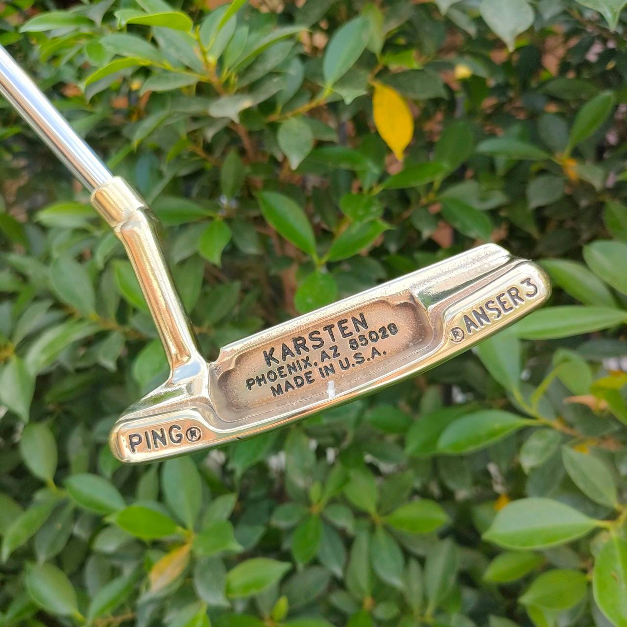 PUTTER PING ANSER3 ความยาว 35 นิ้ว ก้าน PING KARSTEN รุ่นยอดนิยมสูงสุดของ PING วัสดุทองเหลืองแท้ๆครับ