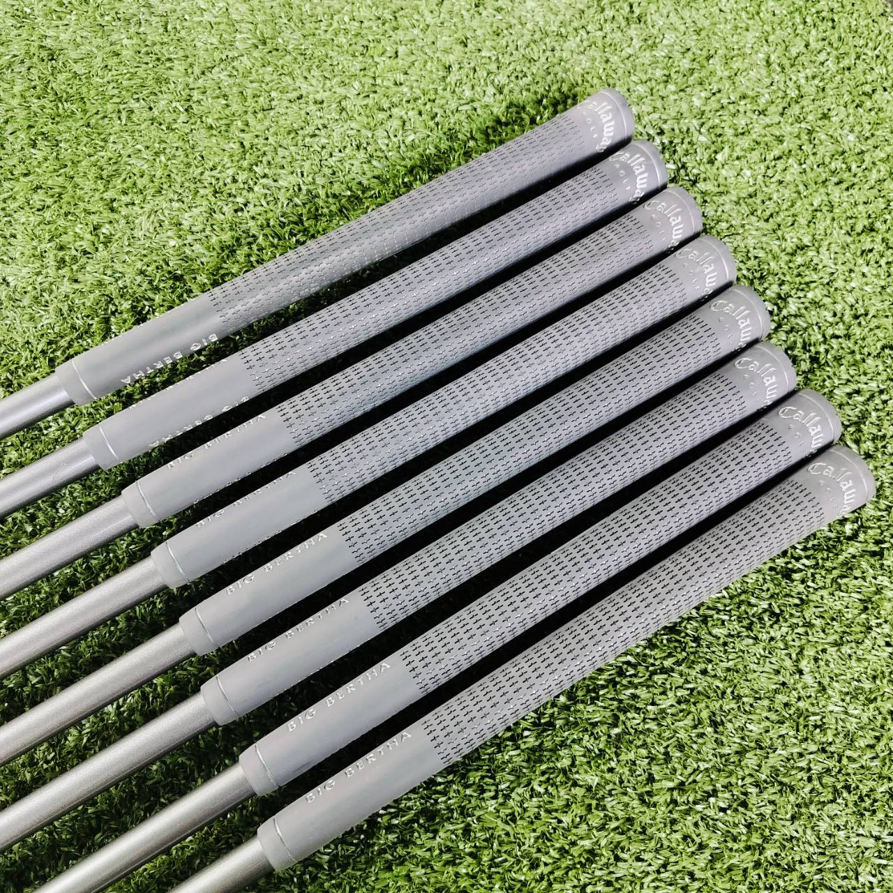 🌺ไม้กอล์ฟสำหรับผู้หญิง🌺 ชุดเหล็ก Callaway BIG BERTHAR มีเหล็กถึง เหล็ก 10 เลยค่ะ ก้าน JV45 igB FLEX LADY ก้านเบามากๆ เป็น JAPAN SPEC เหมาะกับคุณผู้หญิงเอเชียโดยเฉพาะ ก้านเสียบแบบเจาะทะลุ ได้ฟีลลิ่งพิเศษ ไม้กอล์ฟพรีเมี่ยมมือสอง ของแท้ By Na