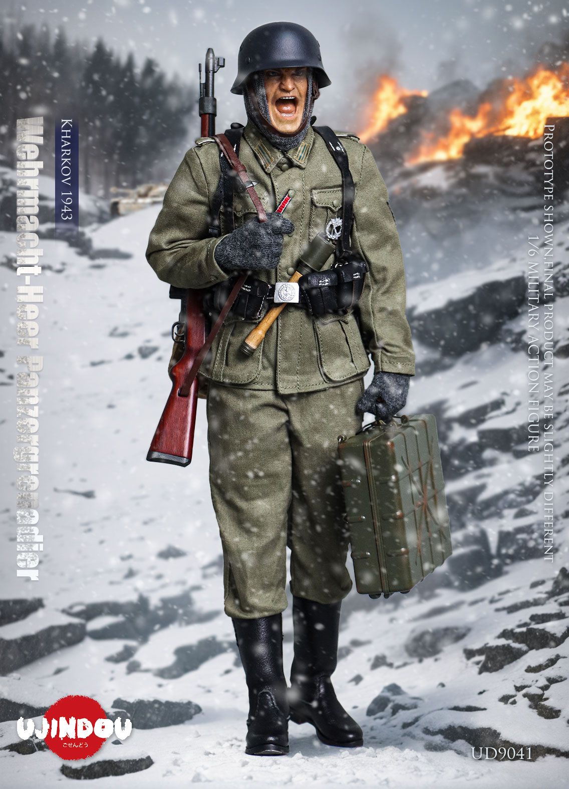 [สั่งจอง] UJINDOU UD9041 1/6 : WWII Wehrmacht-Heer Panzergrenadier, Kharkov 1943