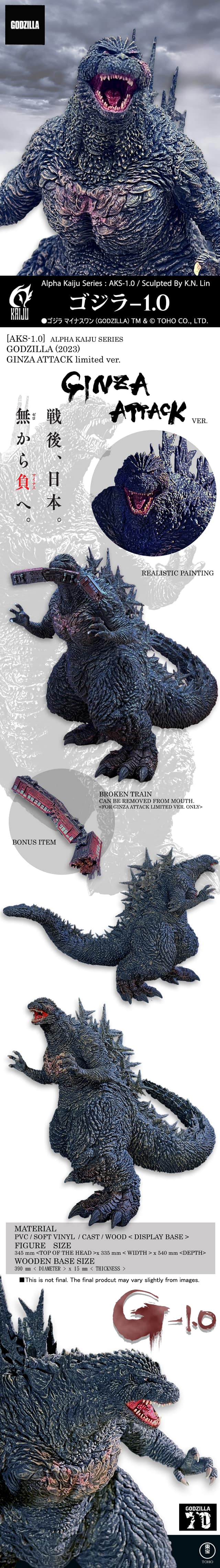 [สั่งจอง]Ezhobi : Alpha Kaiju Series Godzilla 2023