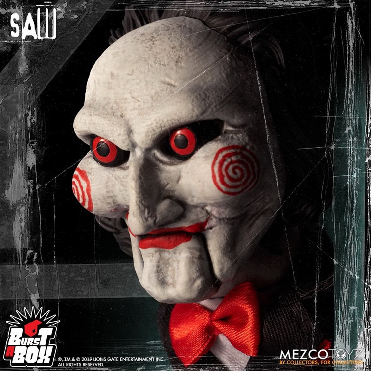 [สั่งจอง] Mezco toyz BURST-A-BOX Saw: Billy