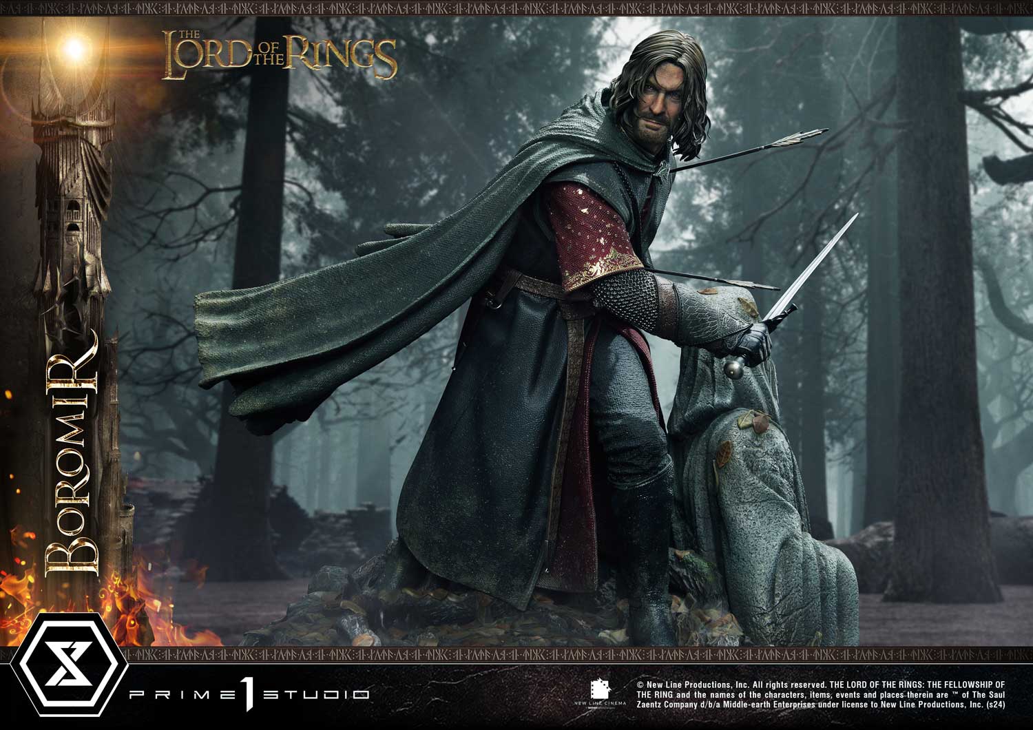 [สั่งจอง]Prime 1 Studio PMLOTR-11 : Boromir (The Lord of the Rings, The Fellowship of the Ring)
