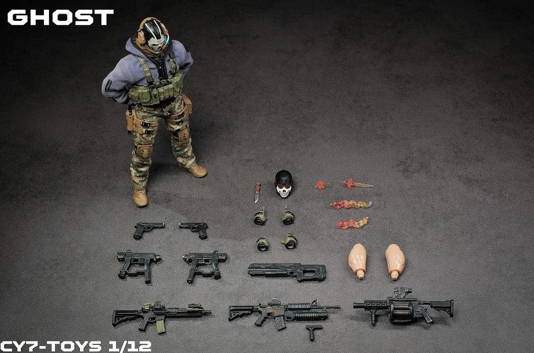 [สั่งจอง] CY7 Toys 1/12 : Ghost
