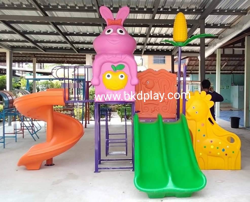 เครื่องเล่นสนามกลางแจ้ง-ในร่ม,ชุดกระต่ายกับยีราฟ, เครื่องเล่นสนาม,เครื่องเล่นเด็ก,ครุภัณฑ์สนามเด็กเล่น, งบสพฐ,โครงการโรงเรียนประชารัฐ playground,สไลเดอร์,ของเล่นเสริมพัฒนาการ,เครื่องเล่นสนาม, สนามเด็กเล่น