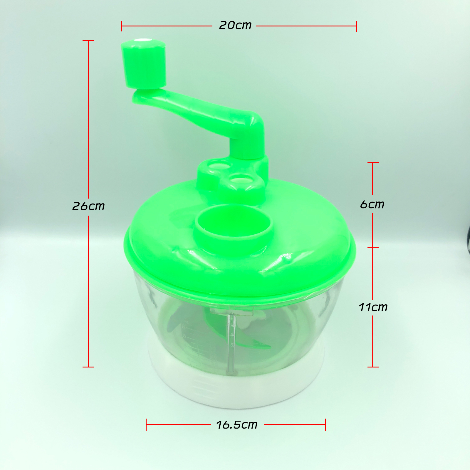 เครื่องบดหมุนมือ 1.5L ปรับความเร็วได้ 3ระดับ โถPPเกรดสำหรับอาหาร บดหมู ไก่ ปั่นพริก กระเทียม ไม่ใช้ไฟฟ้า เครื่องปั่นบดสับ