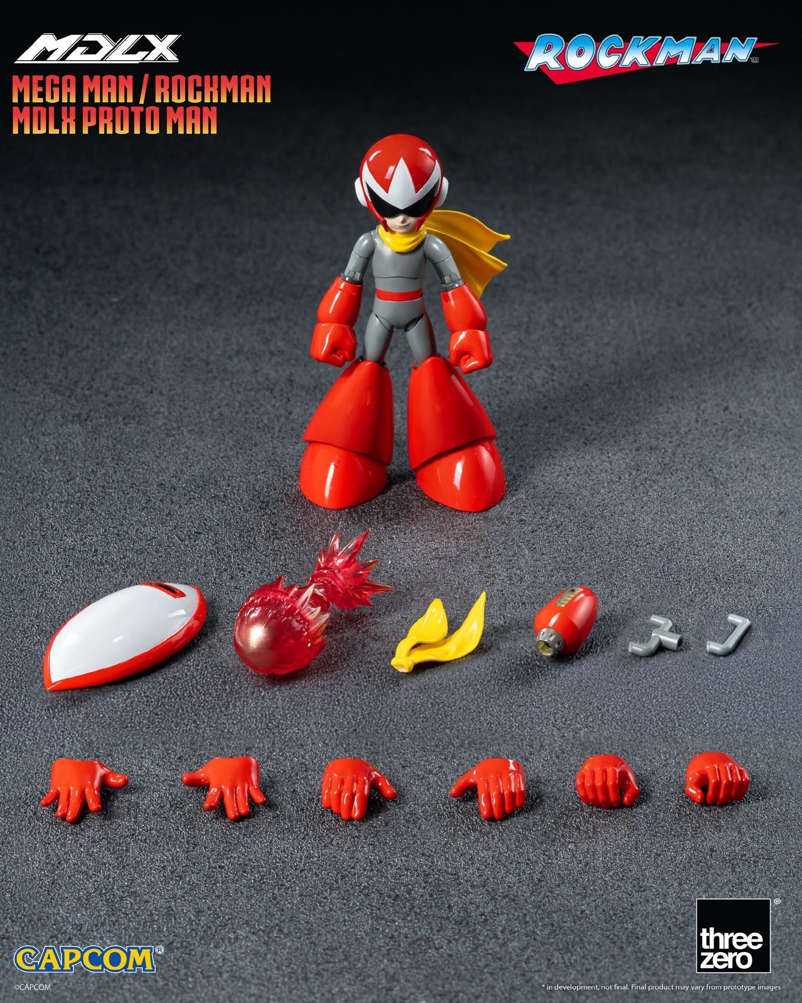 [สั่งจอง] Threezero : Mega Man MDLX - Proto Man (10.3 cm)
