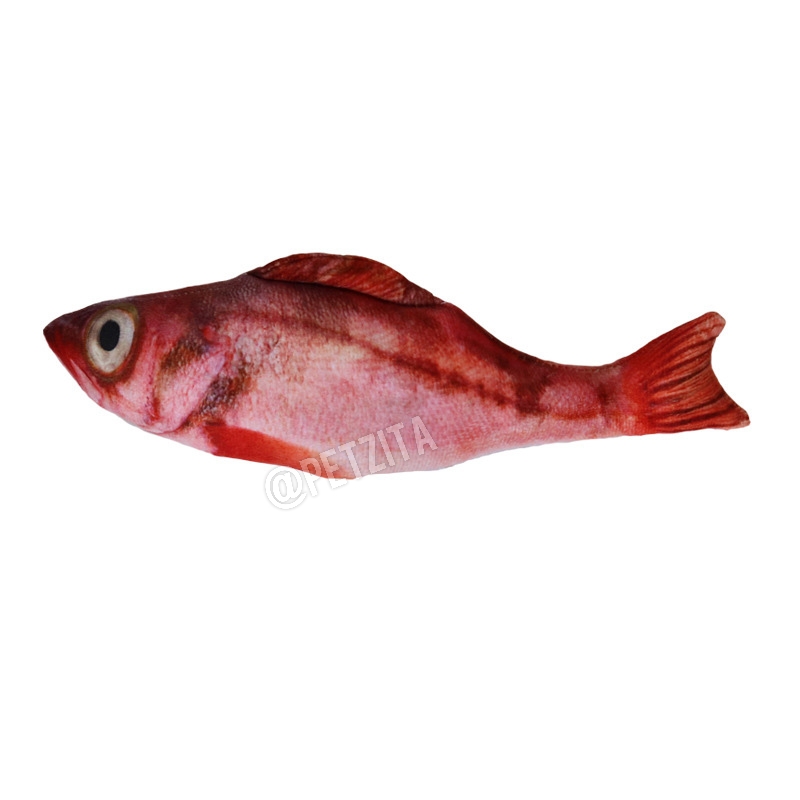 🇹🇭พร้อมส่ง🇹🇭 ตุ๊กตาปลาแคทปนิป 🐟🐠🦈 ยัดในผสมไส้แคทนิป หญ้ากัญชาแมว