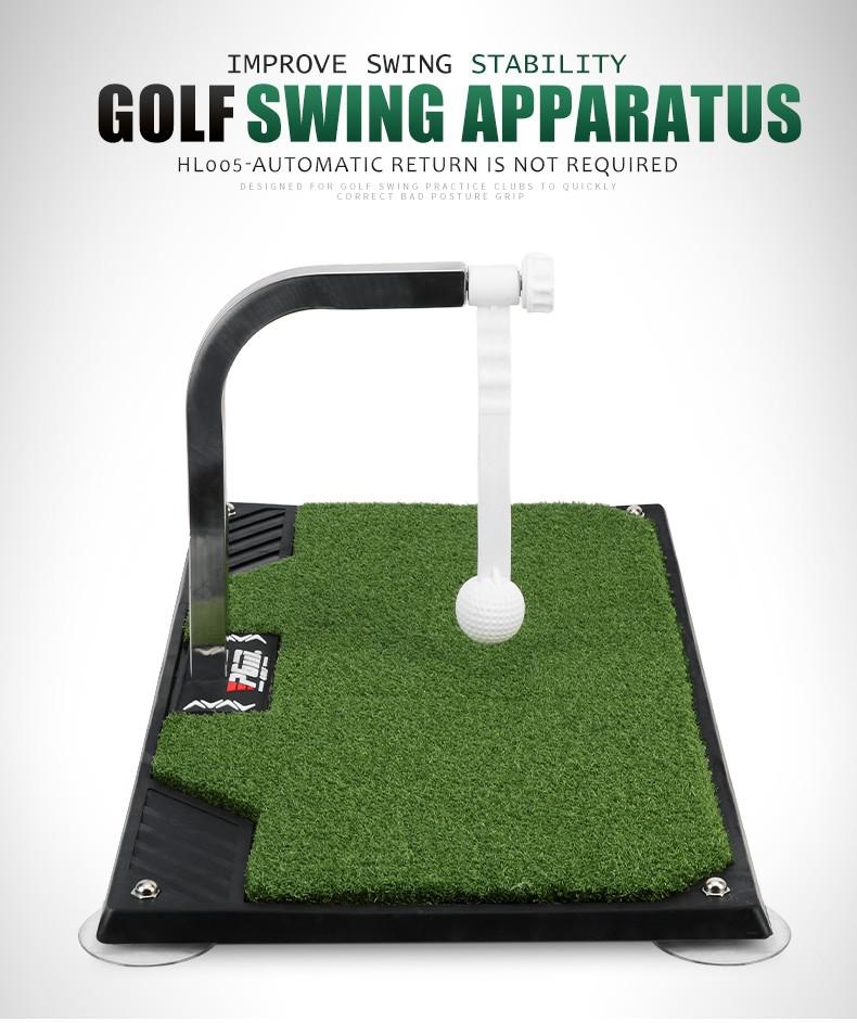 360 degree drive practice mat พรมซ้อมไดร์ฟ 360 องศา PGM HL005 ผลิตจากวัสดุที่แข็งแรงทนทาน ขนาด 33.8 x 63 cm. ( สีดำ )