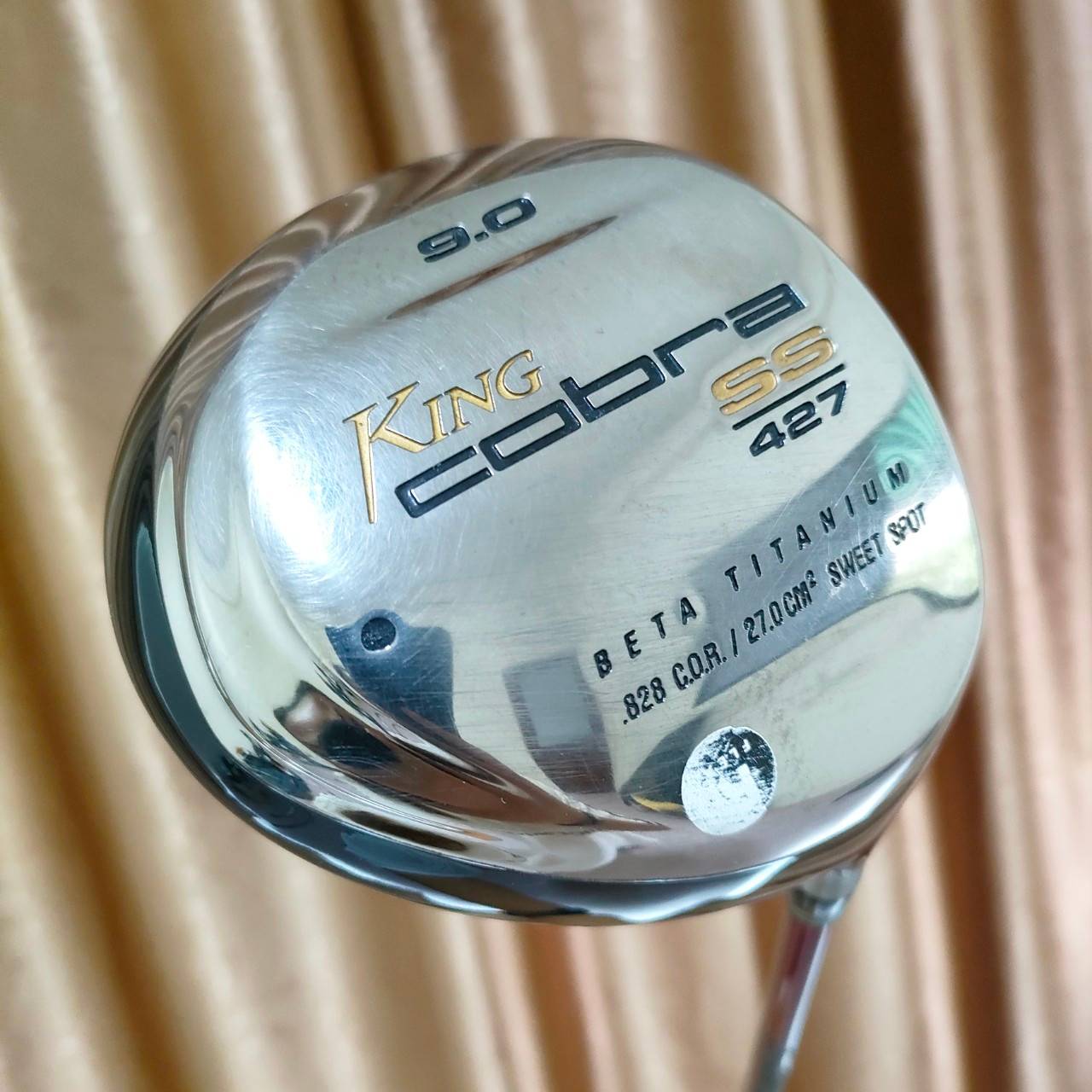 DRIVER KING COBRA SS427 องศา9 ก้าน UST MAMIYA 60 TOUR หน้าเด้งมาก สภาพสวยนางฟ้า ตีง่าย ลูกพุ่งมันส์ๆ เร่งสปีดได้ดีมาก ไม้กอล์ฟพรีเมี่ยมมือสอง ของแท้ By NakaraLuxurious