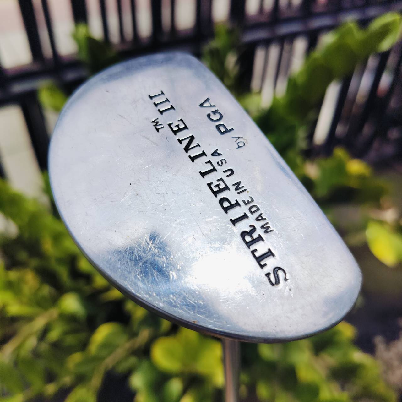 PUTTER STRIPELINE III BY PGA ทรงมอลเล็ตชดเชยสูง แบบซาลาเปา เส้นเล็งพาดยาวเล็งง่ายมากๆ ยาว 34 นิ้ว ไม้กอล์ฟพรีเมี่ยมญี่ปุ่นมือสอง ของแท้ By NakaraLuxurious