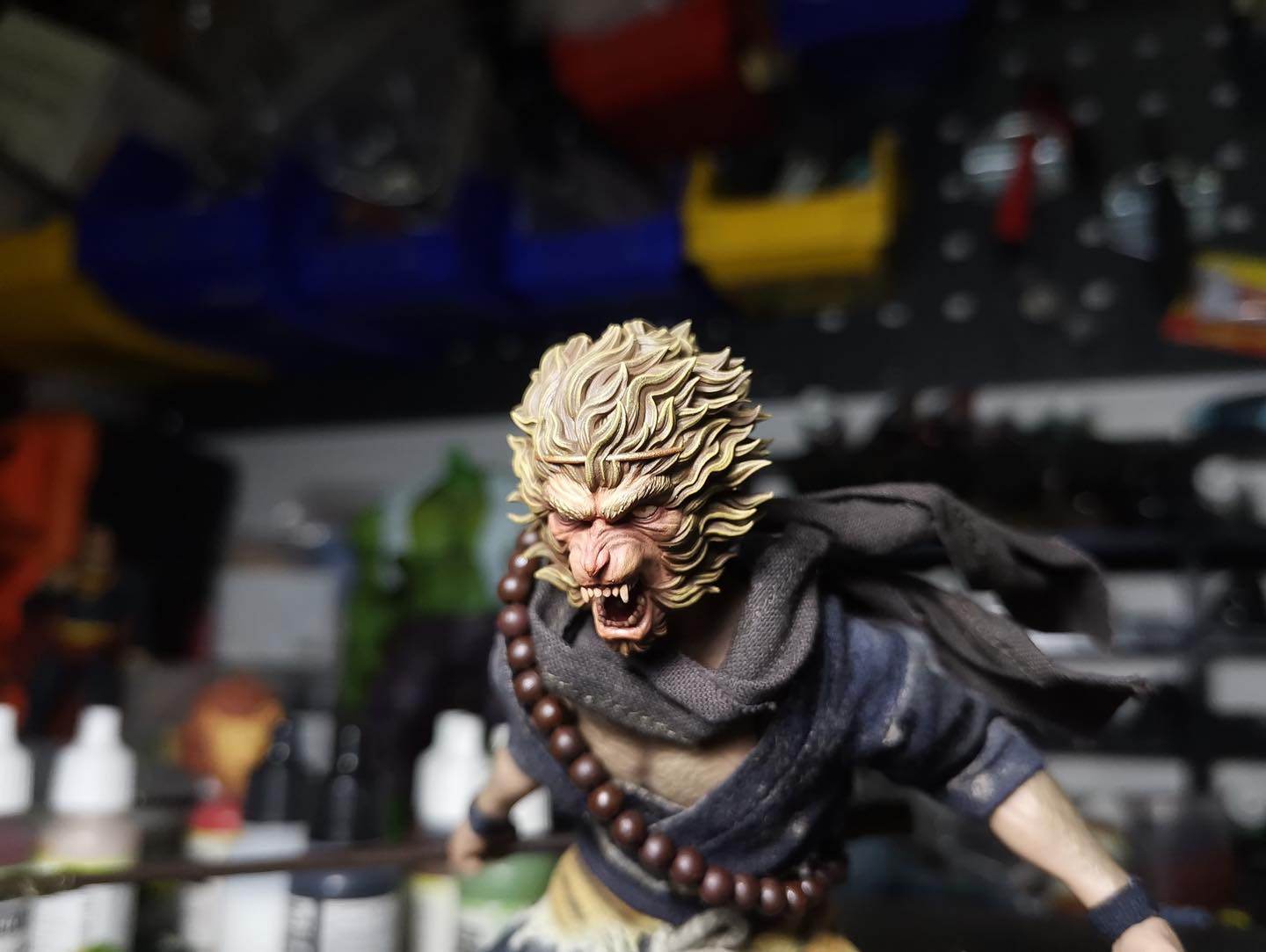 [พร้อมส่ง ] c.tudio 1/12 : Wukong custom Head เวอร์ชั่นหัวดิบไม่ลงสี - มีให้เลือก 4 แบบ