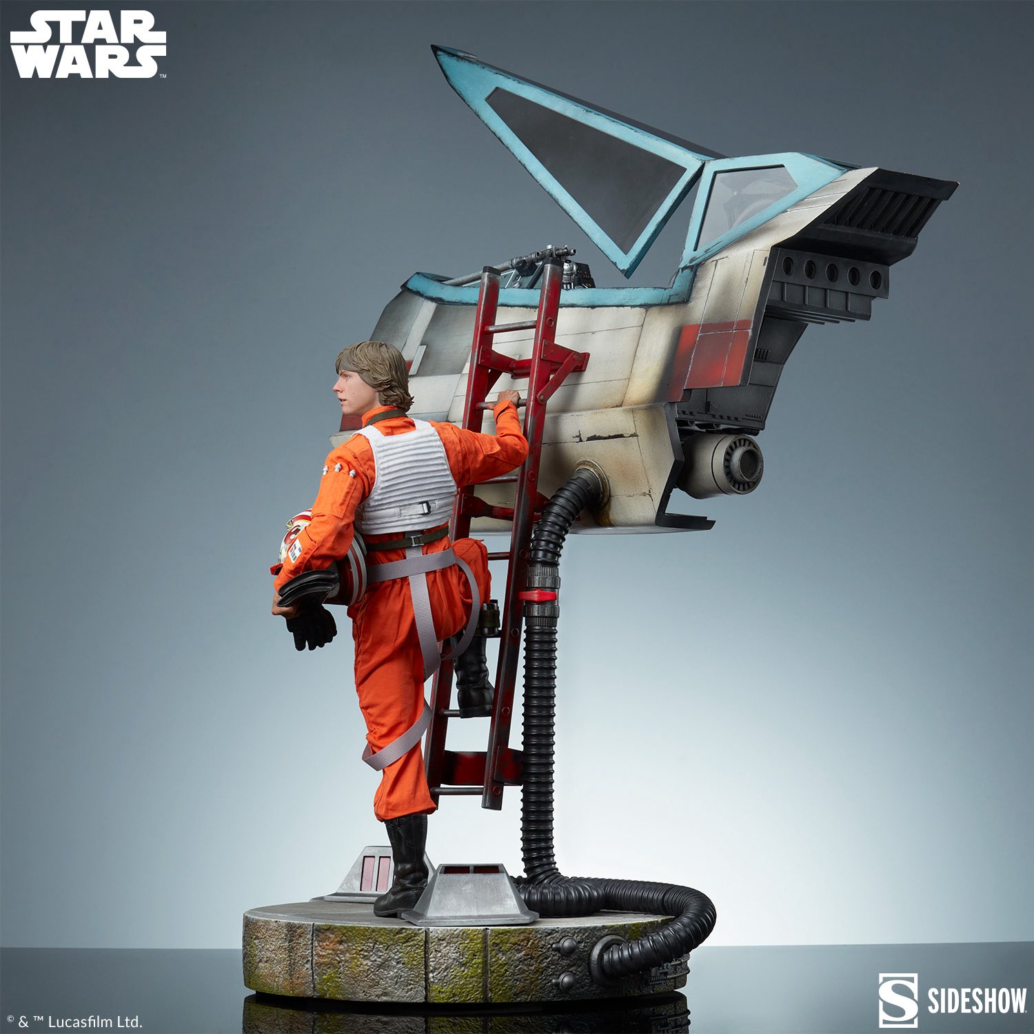 [สั่งจอง]Sideshow : Luke Skywalker & X-Wing: Red Five, Standing By Premium Format