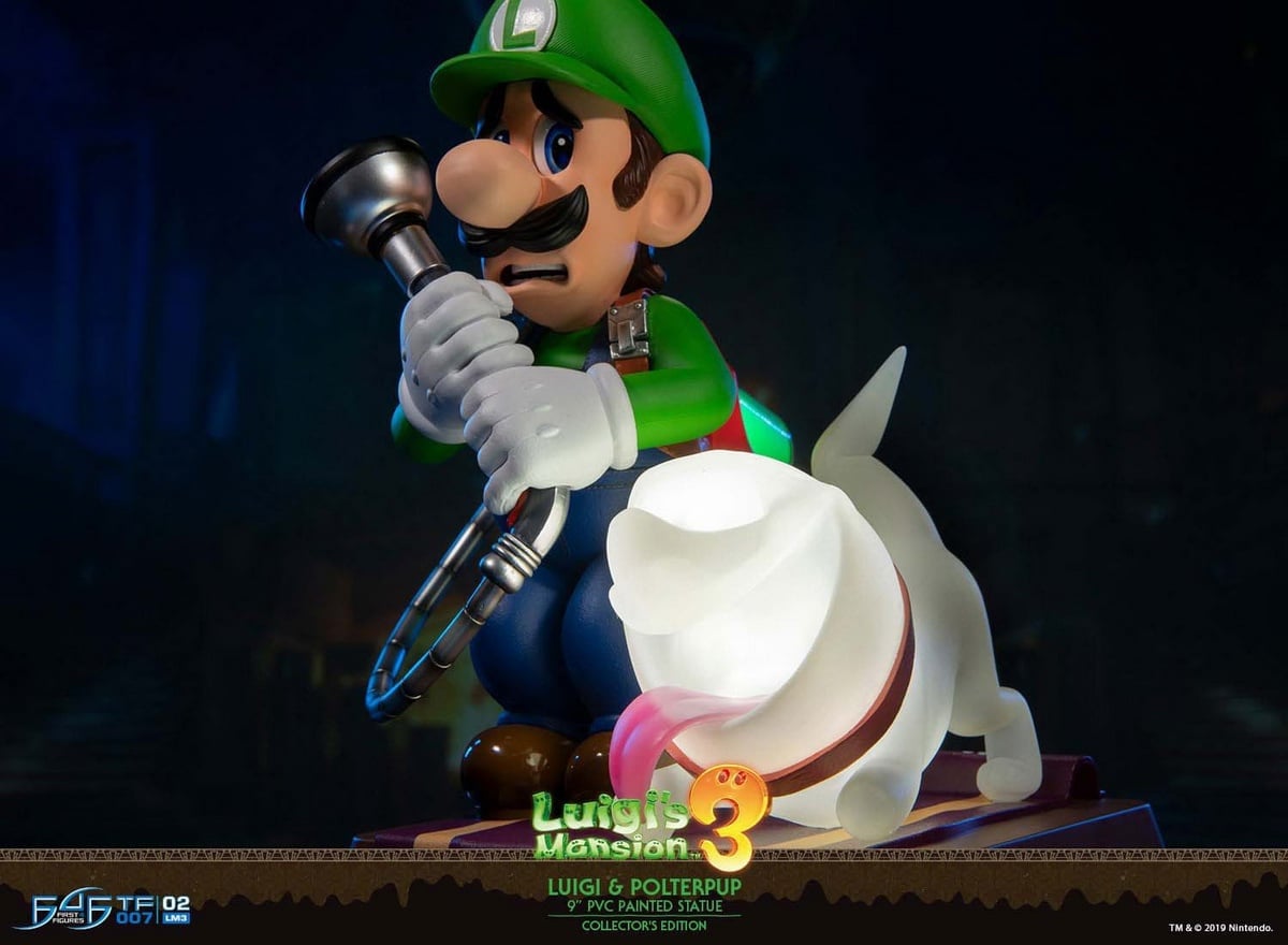 [สั่งจอง]First 4 Figures 23cm : LUIGI'S MANSION 3 – LUIGI AND POLTERPUP COLLECTOR'S EDITION