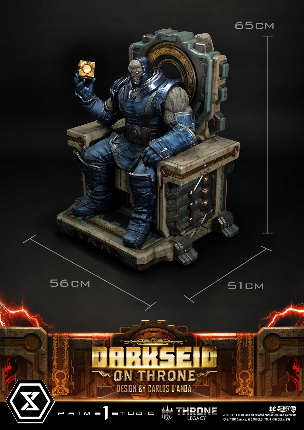 [สั่งจอง] Prime 1 Studio : Darkseid on Throne (Design by Carlos D'Anda)