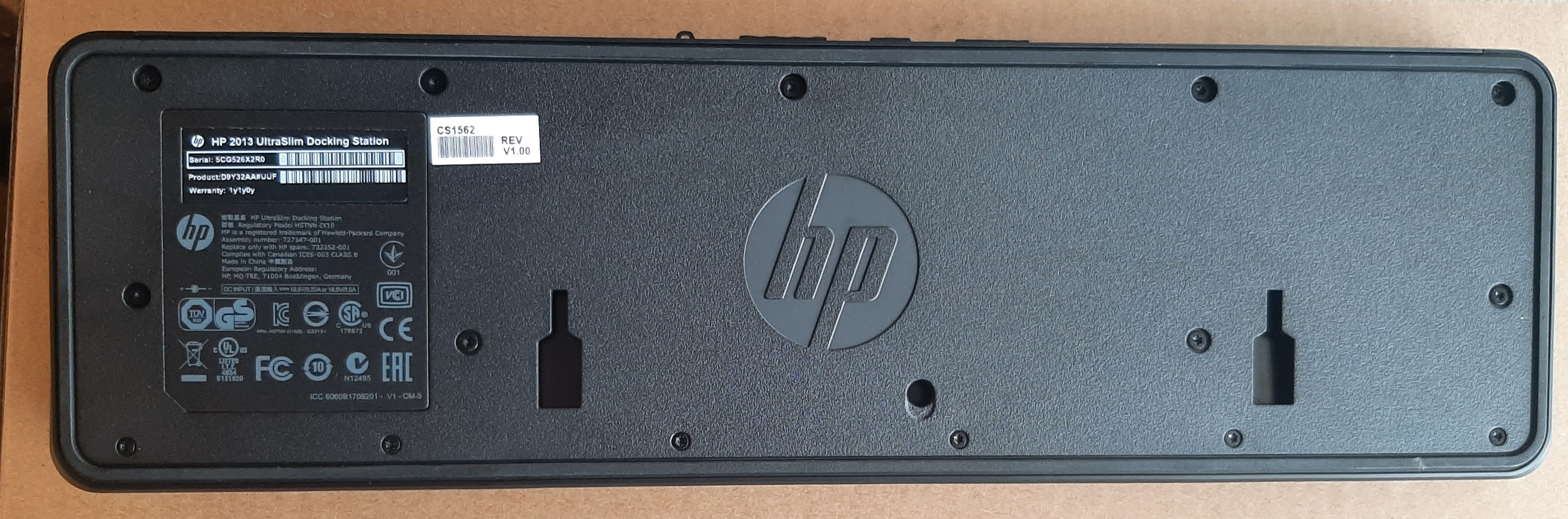 HP 2013 ultraslim docking station (D9Y32UT#ABA) มีกล่องประกันร้าน 1 วัน สภาพดี