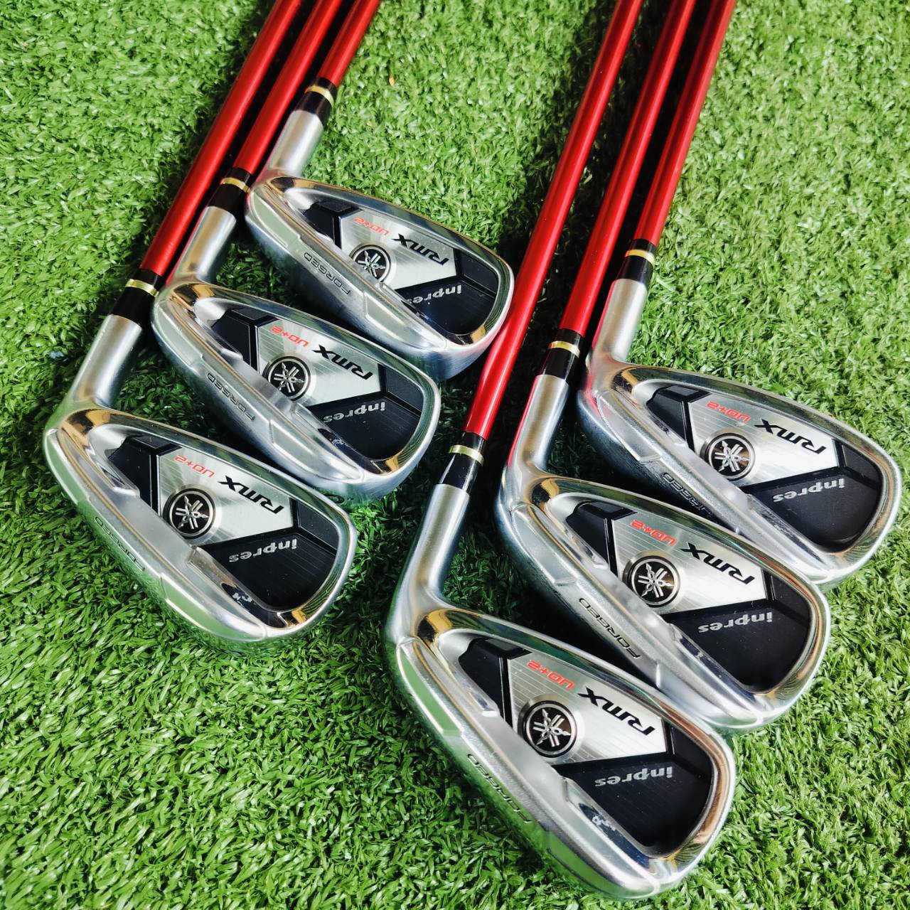 ชุดเหล็ก Yamaha Inpres RMX UD+2 ก้าน BASSARA 50x5ct FLEX R ก้านตัวนี้แพงแบบสุดๆ ชุดเหล็กตีไกลกว่าเหล็กทั่วไป +อีก 2 เบอร์ เหล็ก FORGED CAVITY คุณภาพสูงมาก ไม้กอล์ฟพรีเมี่ยมญี่ปุ้่นมือสอง ของแท้ By NakaraLuxurious