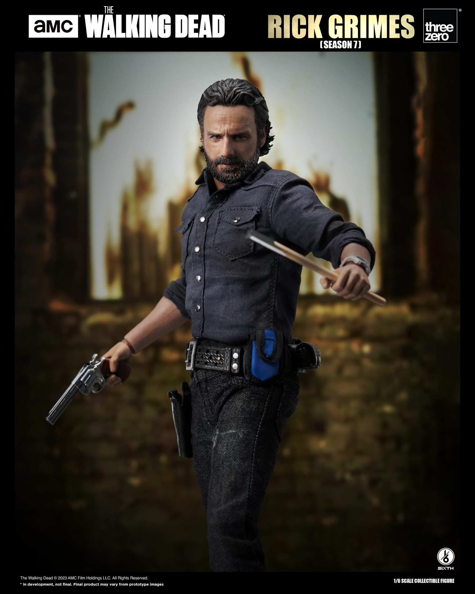 [สั่งจอง]Threezero 1/6 : The Walking Dead - Rick Grimes (Season 7)