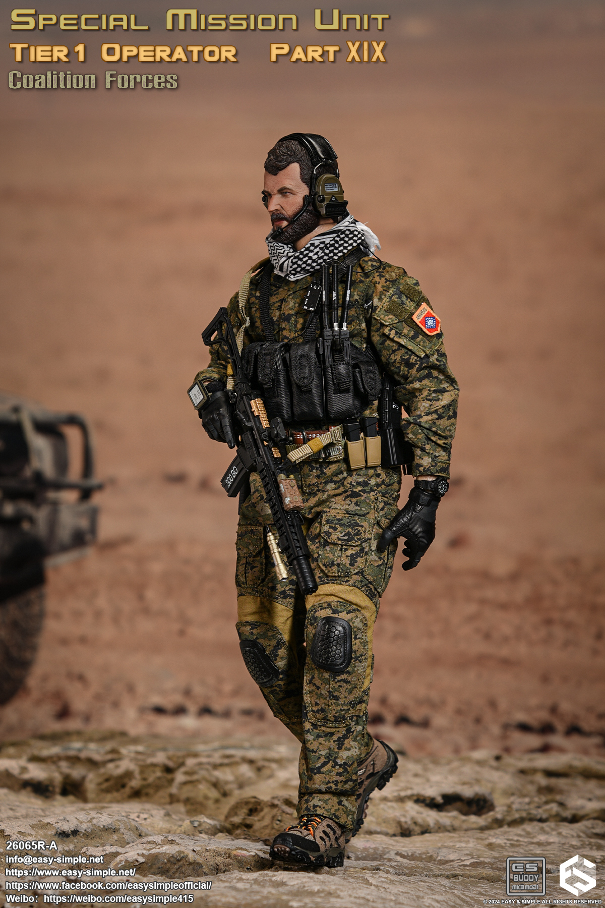 [พร้อมส่ง] Easy&Simple 26065RA 1/6 : SMU Tier1 Operator Part XIX Coalition Forces