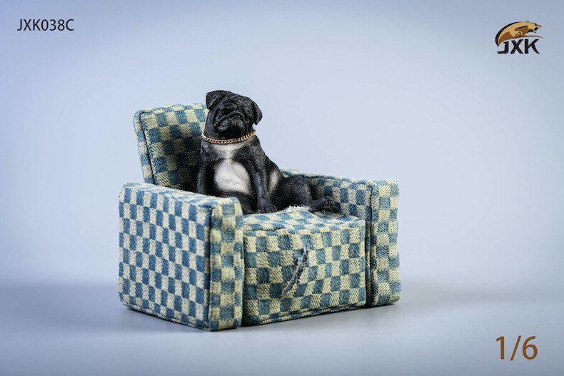 [สั่งจอง]JXK 1/6 JXK038A/B/C/D : Pug With Sofa Set