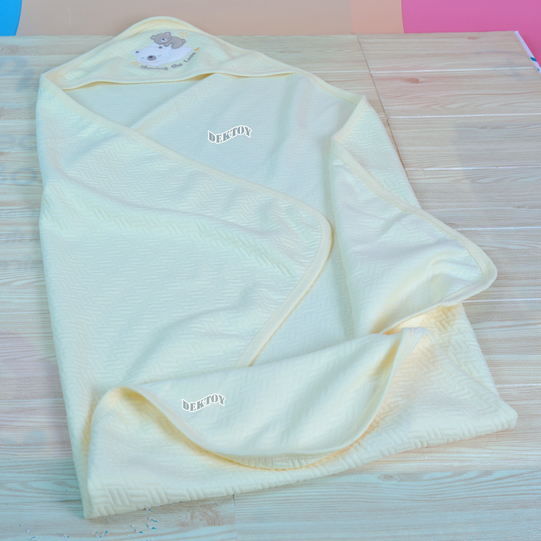 First Wear ผ้าห่อตัวเด็กทารก แบบสำเร็จรูป ผ้าแซนวิช ไซส์ 72x89 ซม.