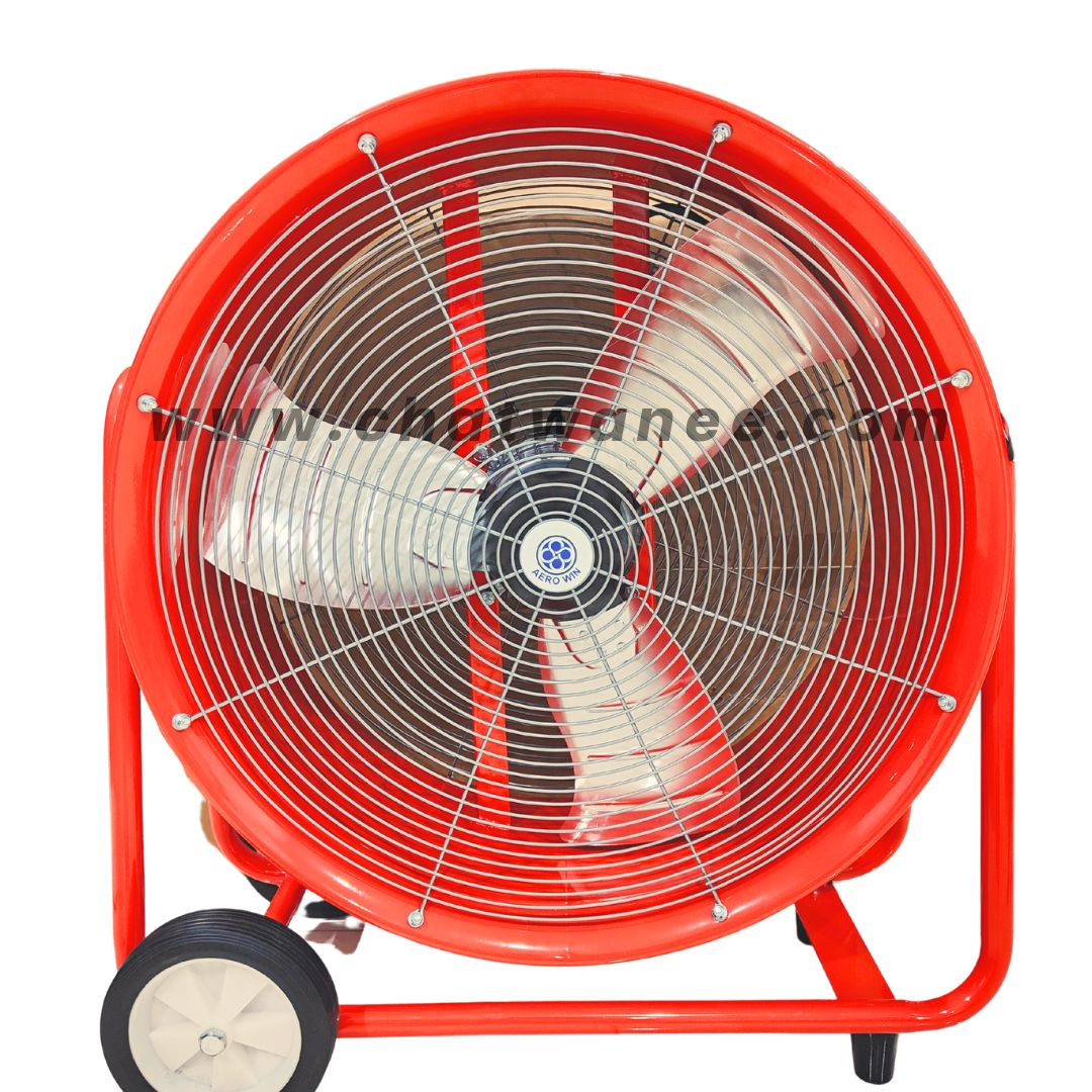 พัดลมถังกลมโครงล้อ AERO WIN (Model: CTF-I-24)