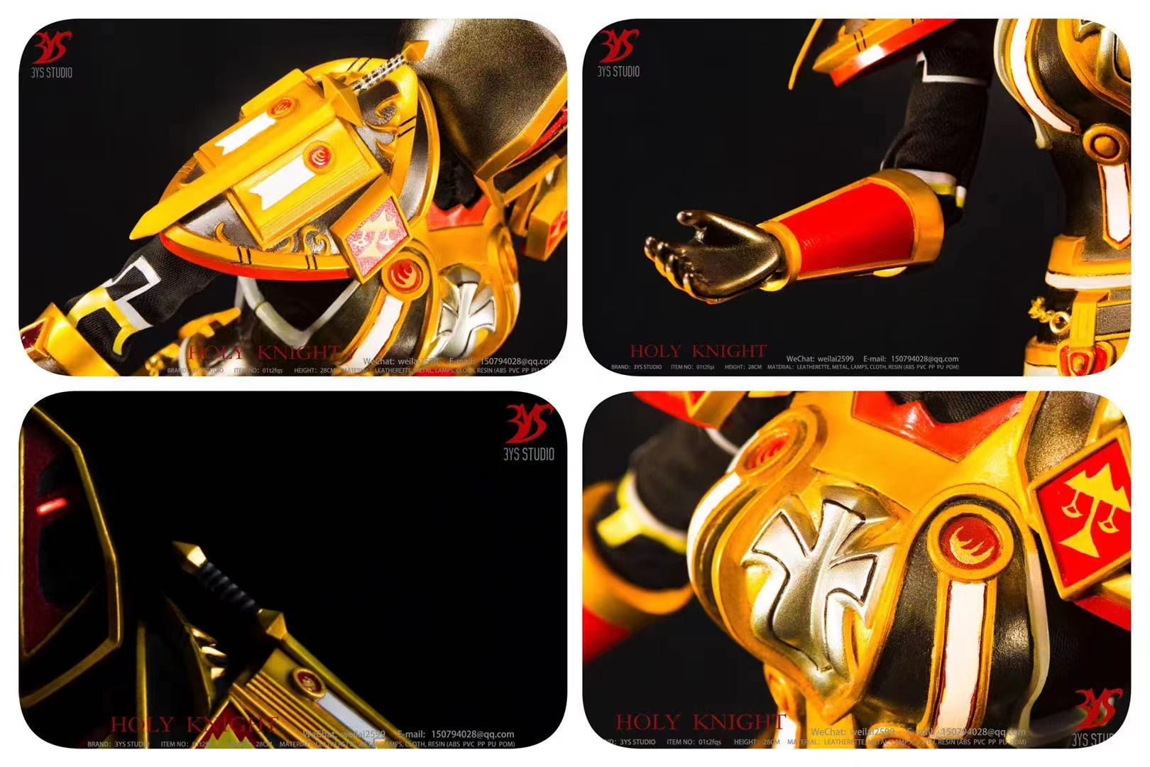 [สั่งจอง]3YS YS001 1/6 : HOLY KNIGHT trial + Red Dragon Shield set