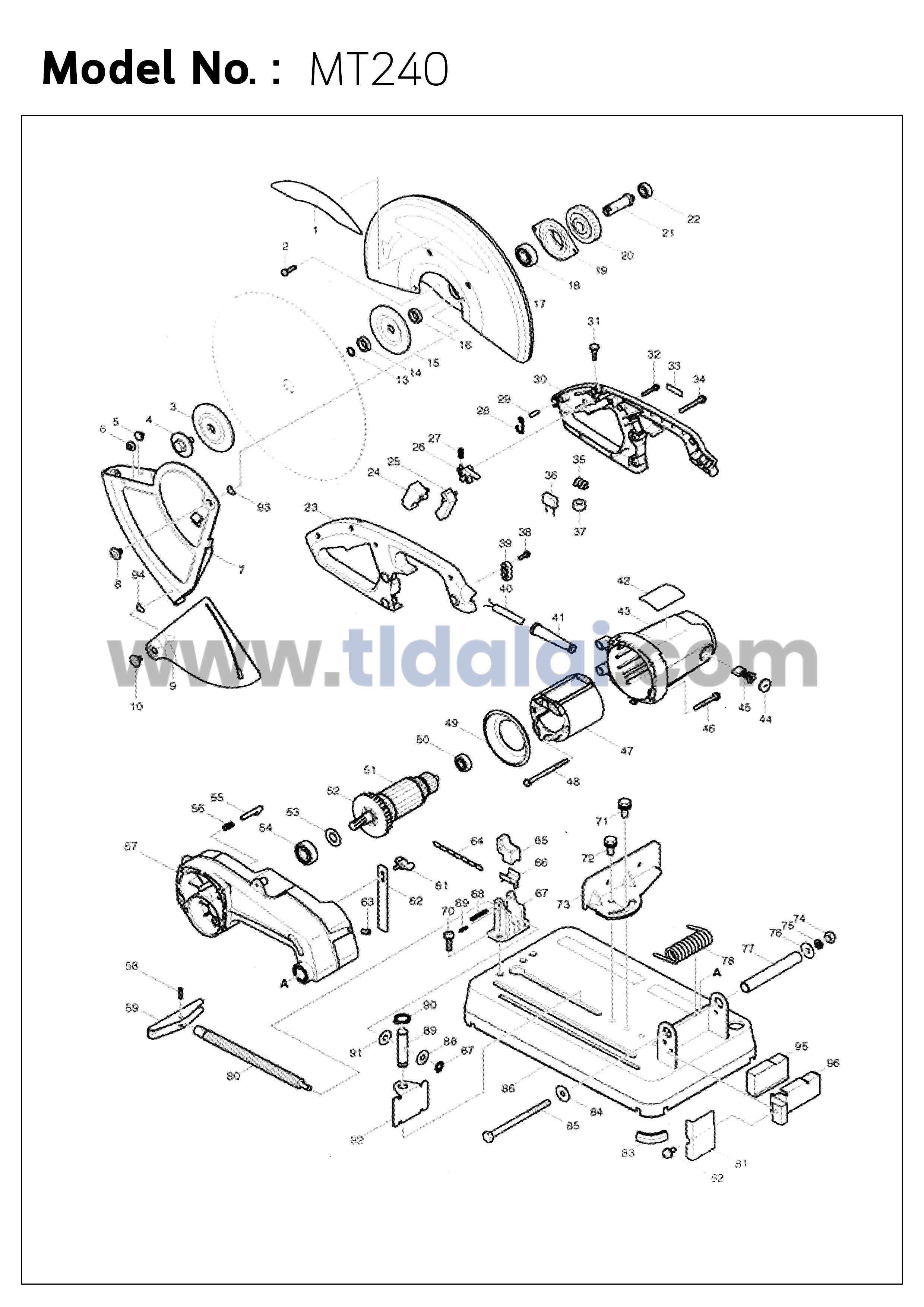 ปุ่มกดล็อคสวิทซ์ (แท้) (418138-1) แท่นตัดไฟเบอร์ Makita มากีต้า รุ่น M2401, B - Maktec มาคเทค รุ่น MT240, MT241, MT243 #31 (418138-1) (อะไหล่แท้ 100%) SWITCH BUTTON