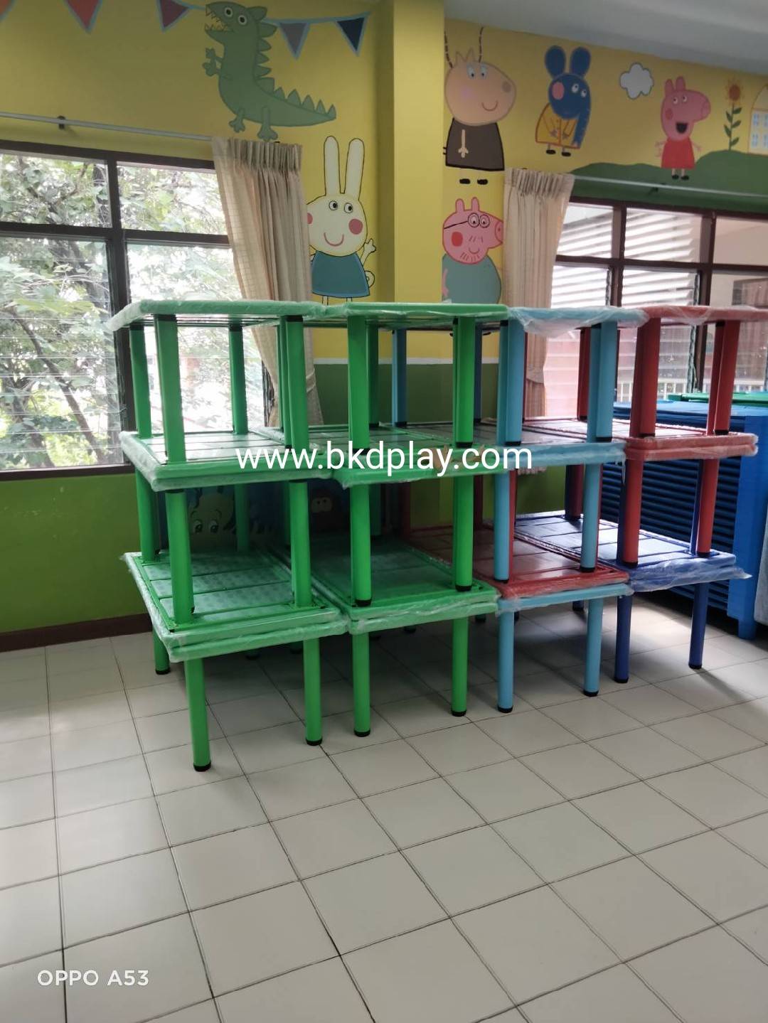 ชุดโต๊ะสี่เหลี่ยมผืนผ้าพร้อมเก้าอี้6ตัว ,โต๊ะนักเรียน ขาเหล็ก,ชุดโต๊ะพร้อมเก้าอี้, ปรับระดับได้พร้อมส่ง สำหรับเด็ก อนุบาล โรงเรียน เนอสเซอรี่ ศูนย์พัฒนาเด็กเล็ก