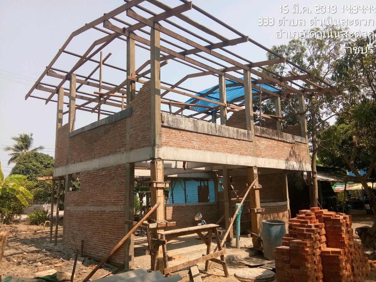 งานสร้าง ห้องพักครู รร.ดอนฟักทอง