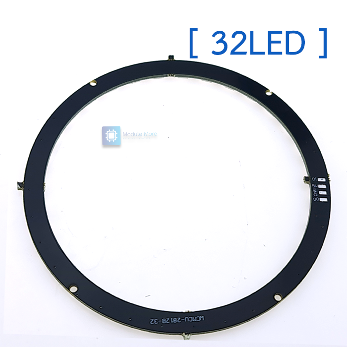 NeoPixel Ring 5V WS2812 5050 RGB LED built-in full-color drive lights [1bit/3bit/7bit/8bit/12bit/16bit/24bit/32bit]