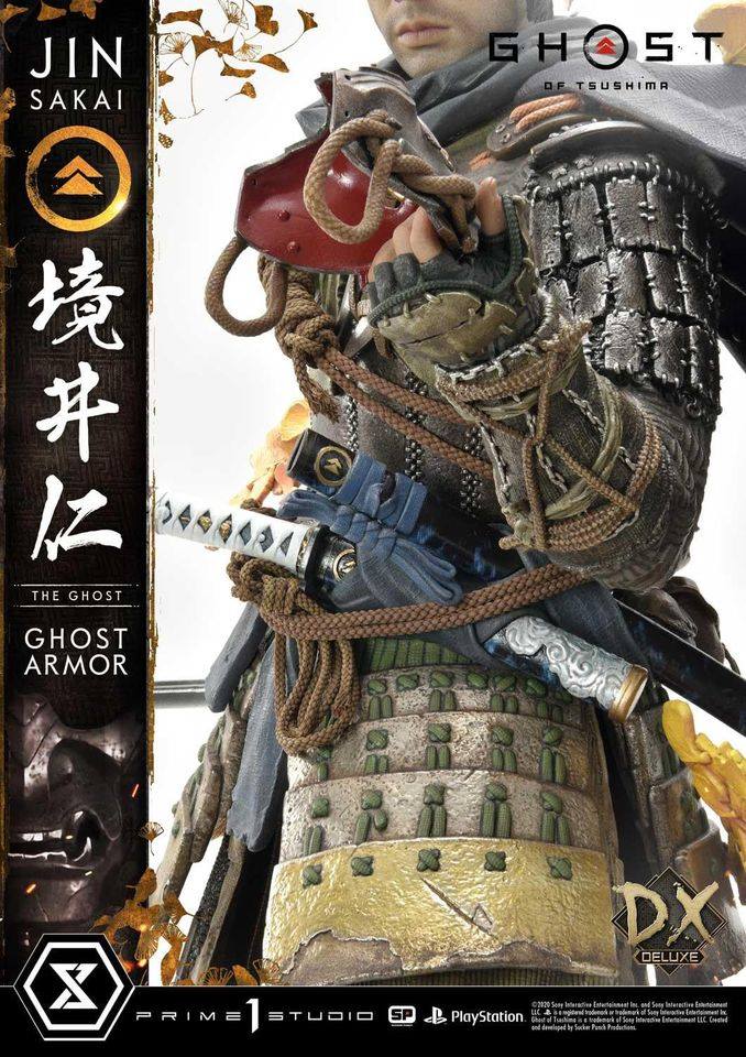 [สั่งจอง]Prime 1 Studio UPMGHOT-01DX : Ghost of Tsushima Jin Sakai, The Ghost - Ghost Armor [Deluxe Version]