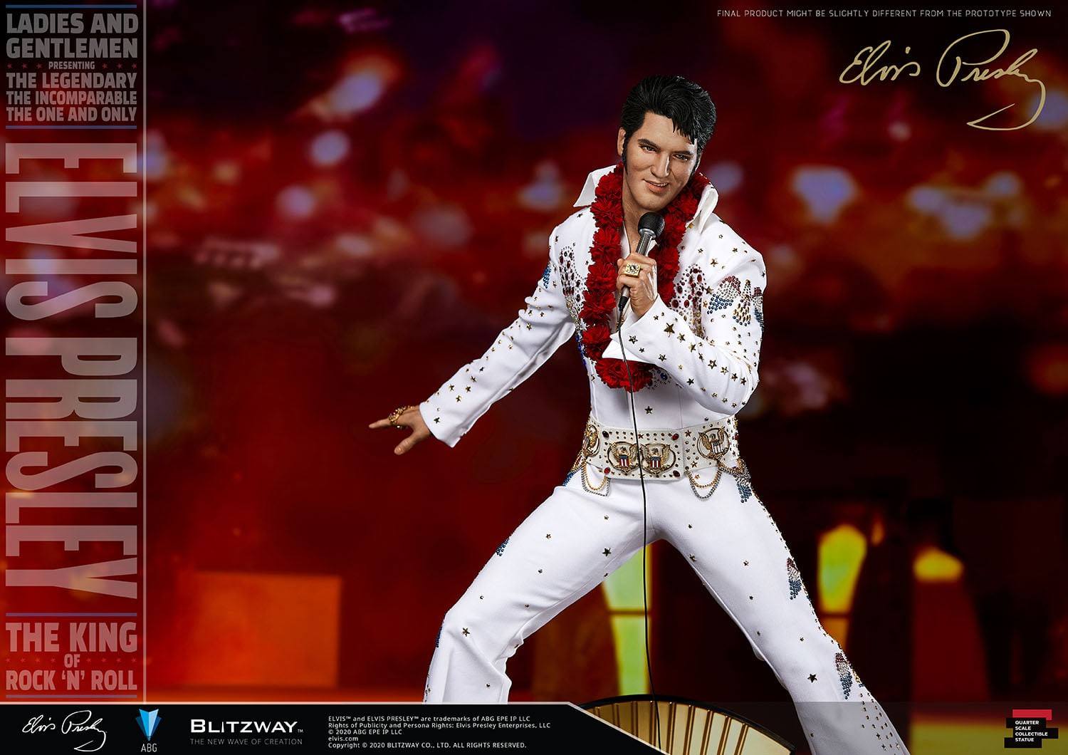 [สั่งจอง]Blitzway BW-SS-20701 1/4 : Elvis Aaron Presley Statue