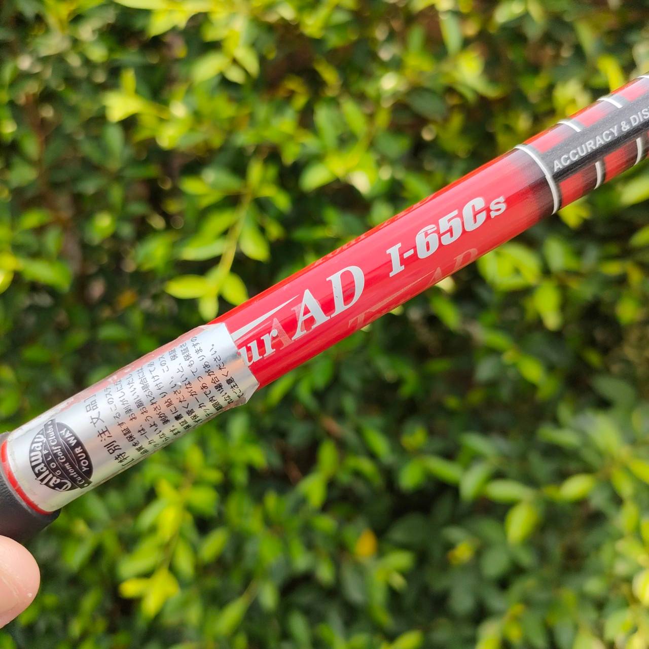 FW3 CALLAWAY LEGACY BLACK V ก้าน TOUR AD I-65CS เป็นตัวพรีเมี่ยมสุดๆ ของ Callaway จะเน้นขายในญี่ปุ่นครับ