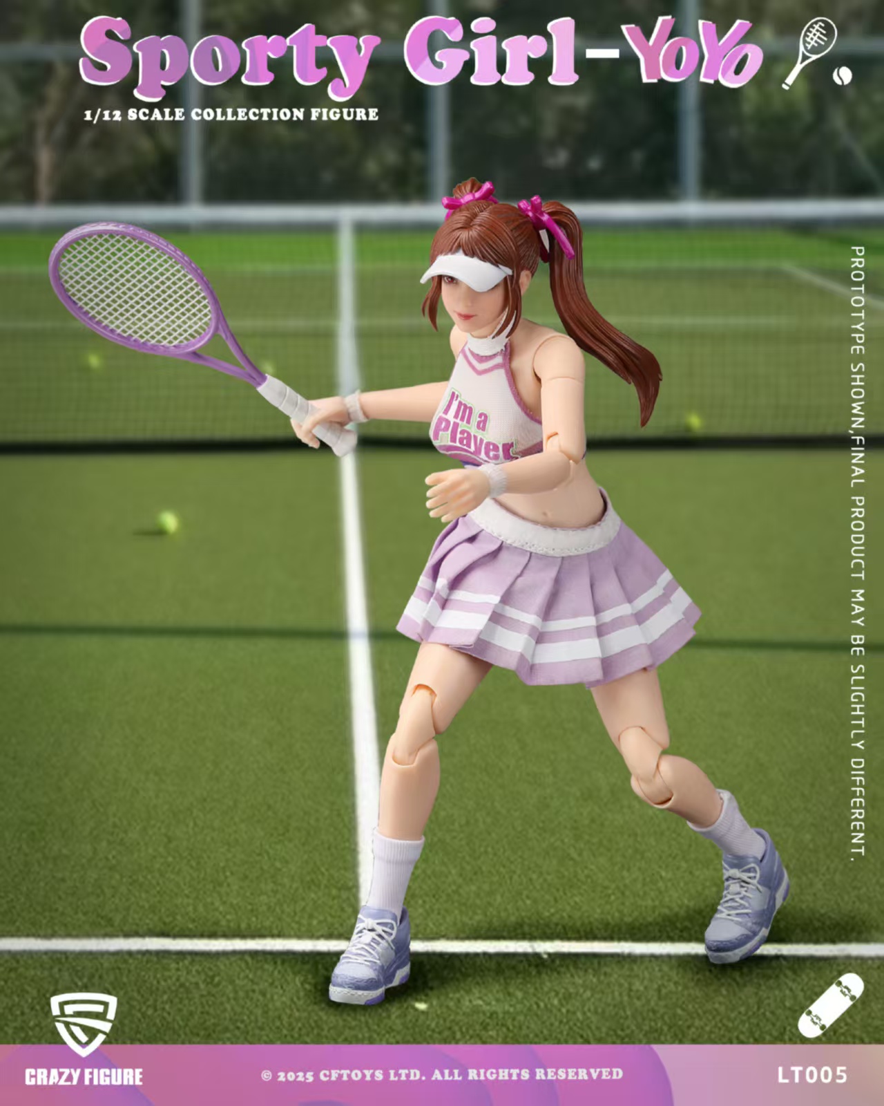 [สั่งจอง]CRAZY FIGURE LT005 1/12 : Sports Girl-Youyou