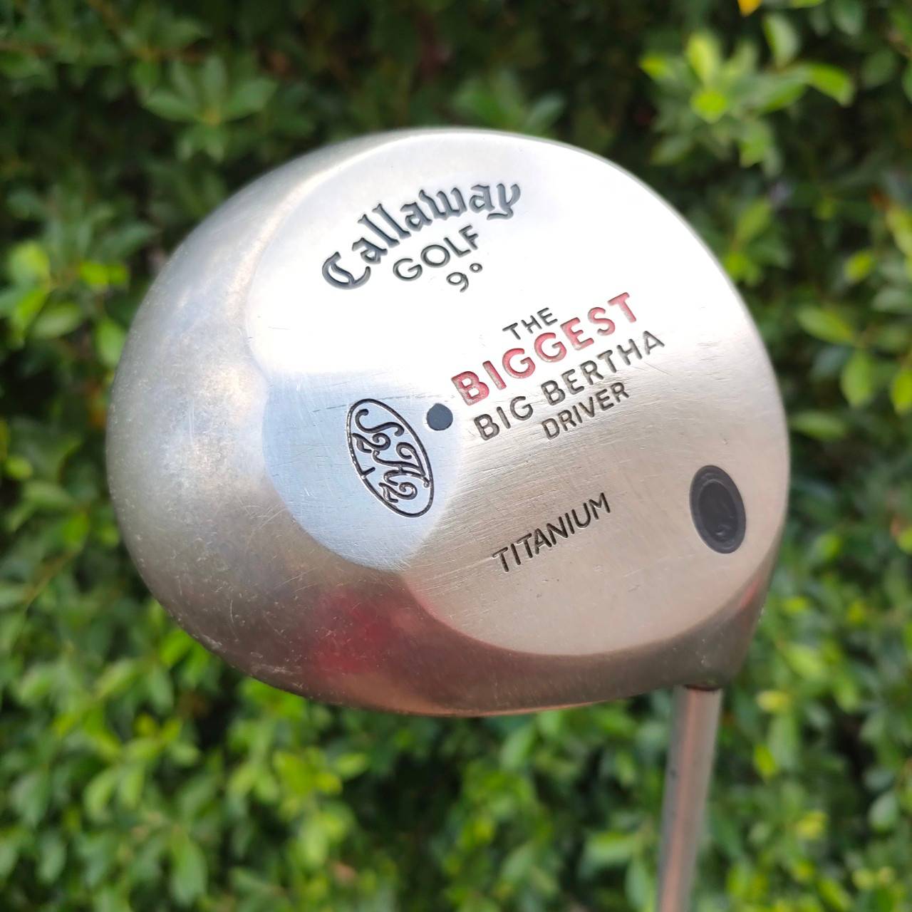 DRIVER CALLAWAY THE BIGGEST BIG BERTHA TITANIUM องศา 9 ก้าน THE BIGGEST BIG BERTHA ULTRA LIGHT FLEX R ไม้กอล์ฟมือสอง ของแท้ BY NakaraLuxurious