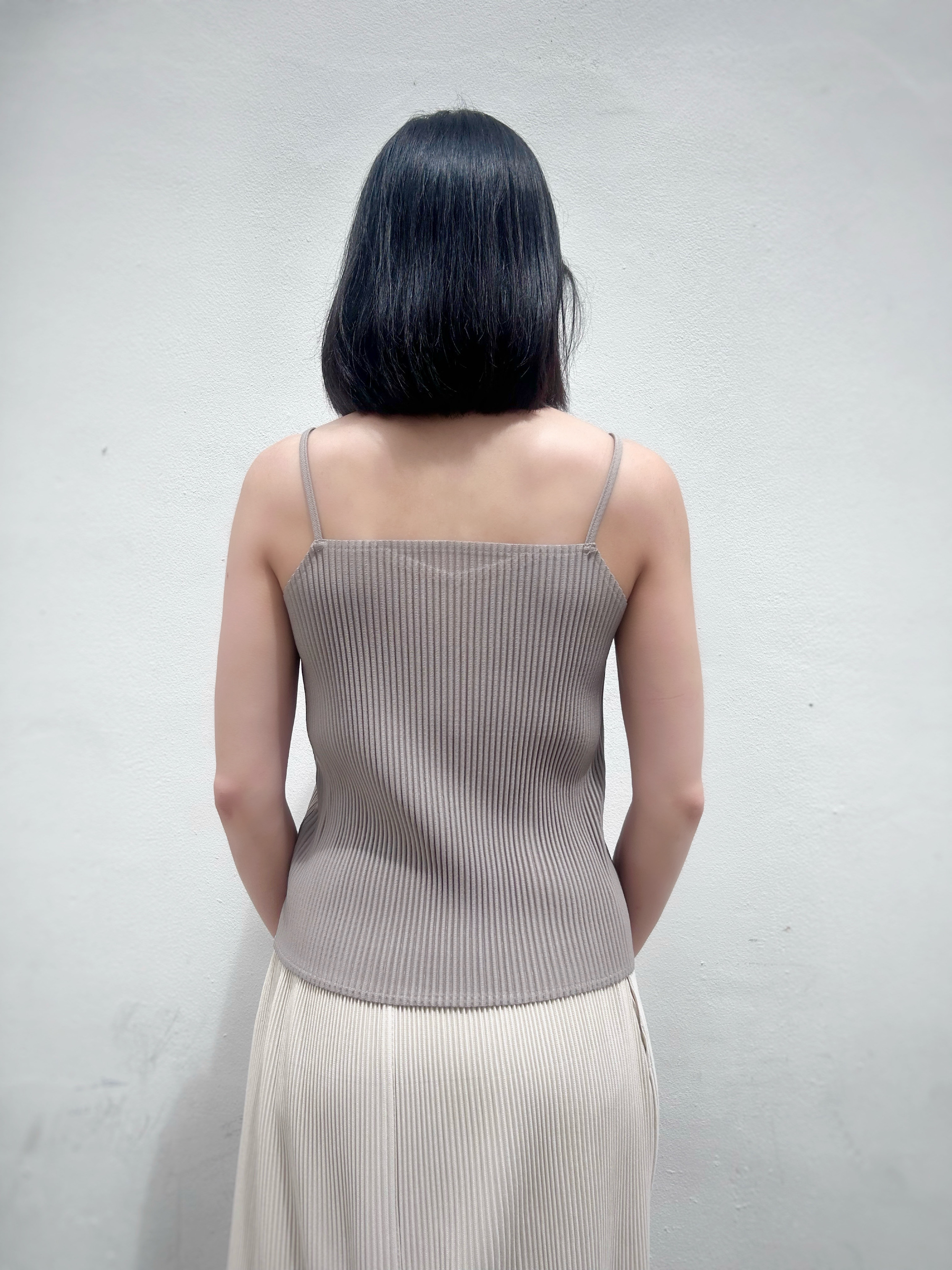 ปรับราคาลง20%!! 2MUAY BASIC รุ่น GJO1290 เสื้อพลีทคุณภาพ THICK CAMISOLE PLEATED TOP 9 สี FREE SIZE