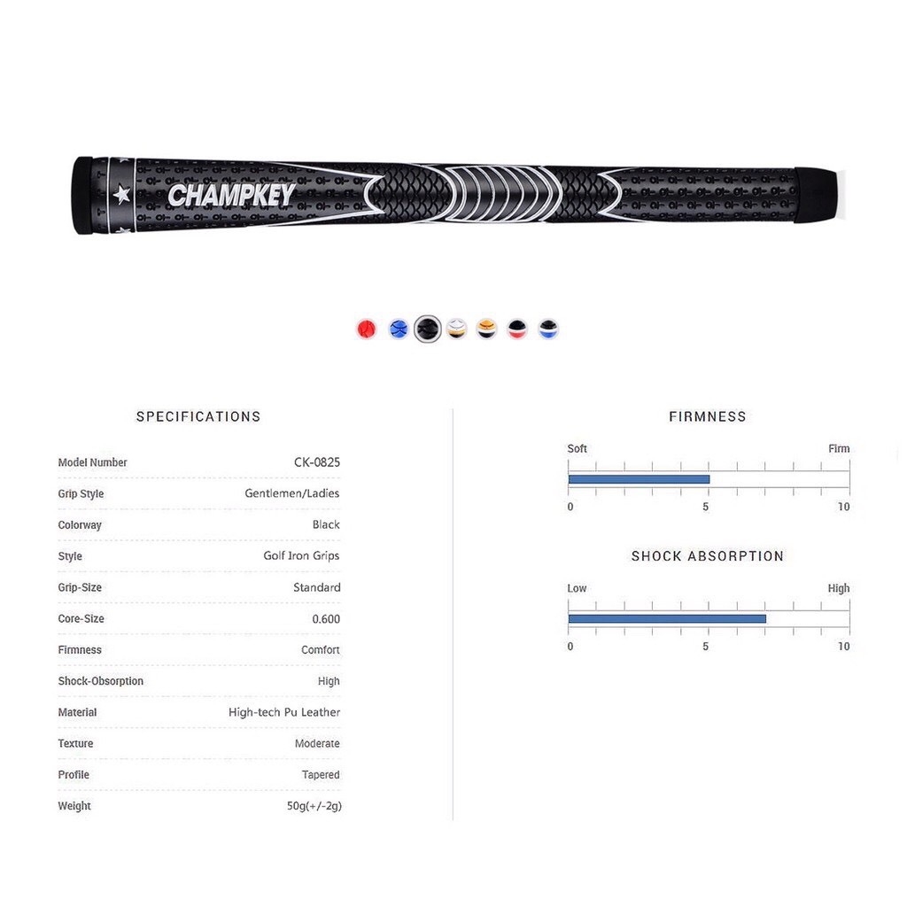 กริฟไม้กอล์ฟพรีเมี่ยม GRIP CHAMPKEY GGC001