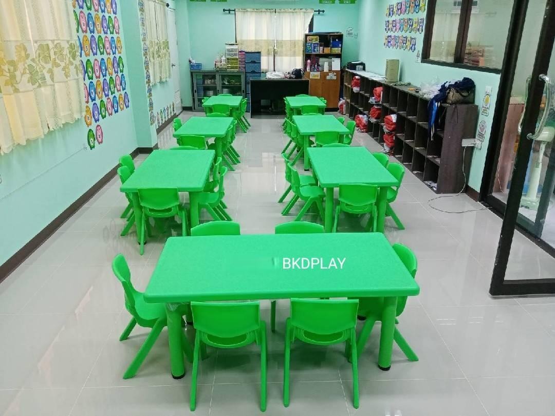 ชุดโต๊ะสี่เหลี่ยมผืนผ้าพร้อมเก้าอี้6ตัว ,โต๊ะนักเรียน ขาเหล็ก,ชุดโต๊ะพร้อมเก้าอี้, ปรับระดับได้พร้อมส่ง สำหรับเด็ก อนุบาล โรงเรียน เนอสเซอรี่ ศูนย์พัฒนาเด็กเล็ก