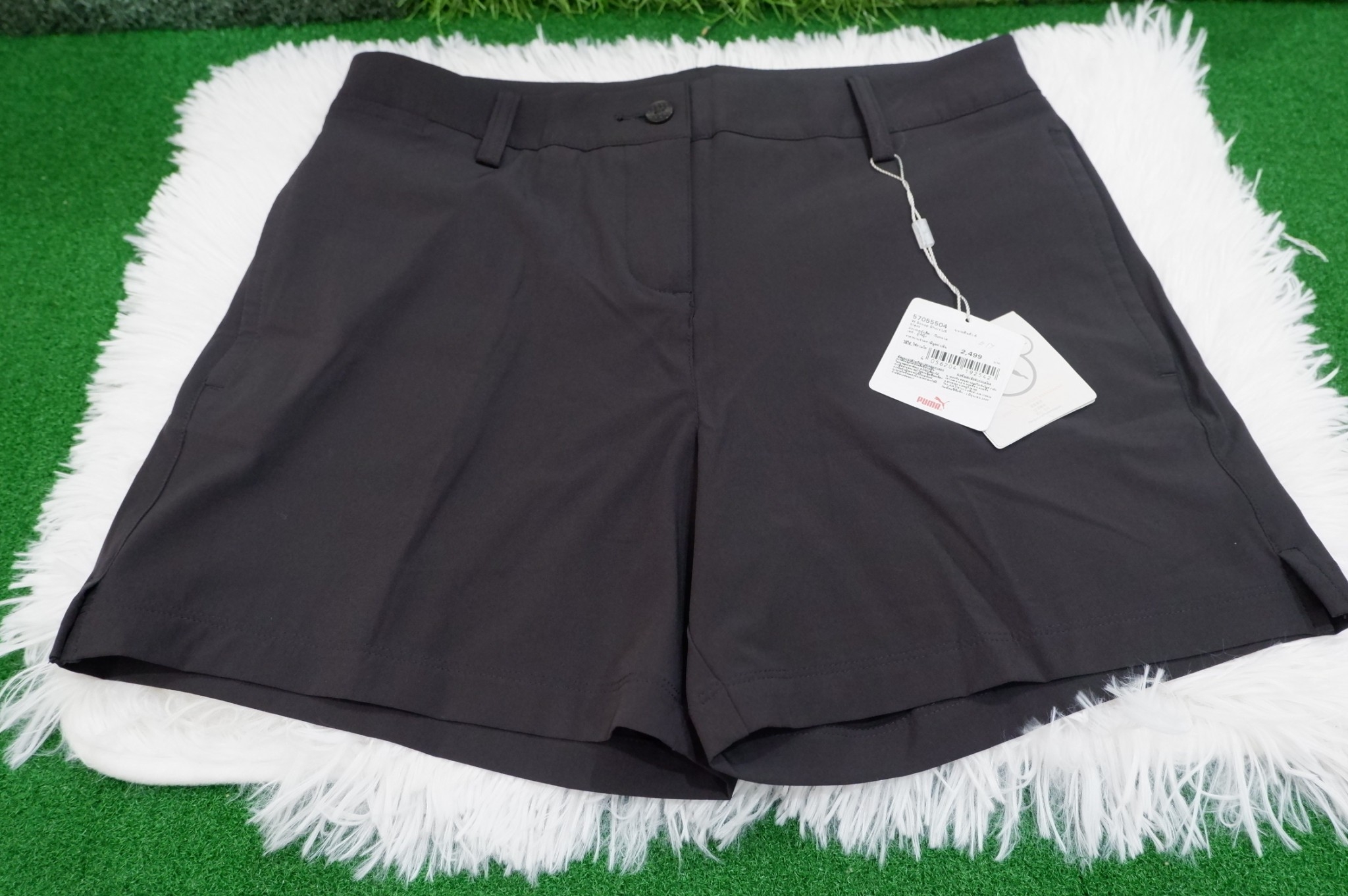 กางเกงกอล์ฟผู้หญิงขาสั้น สีดำ Pant Lady Puma/2499